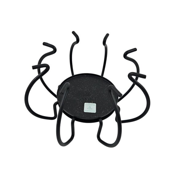 Partylite Black Metal Spider Candle Holder Decorative Home Accent Wrought Iron - Picture 2 of 12